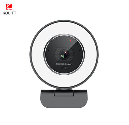 C24 Stream Cam 1080P 60FPS Remote Control Laptop Webcam With Ring Light