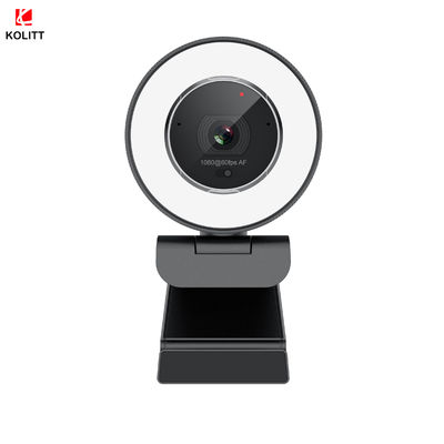 1080P 60FPS Beauty Filter Webcam With Privacy Cover Fast AutoFocus