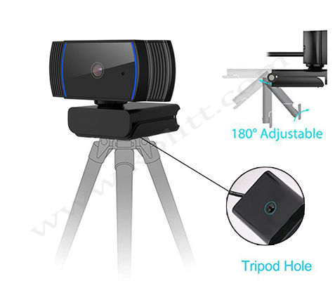 90° View 1080P Gaming Webcam Autofocus Full HD With Windows / Mac