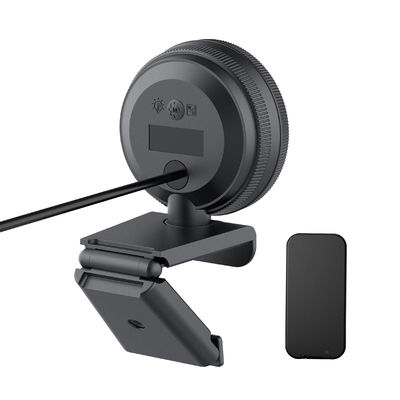 5X Digital 2K Zoomable Webcam With Remote Control Built In Privacy Cover​