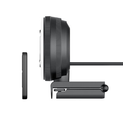 Dual Microphone Auto Focus Webcam 2k With Adjustable Right Light