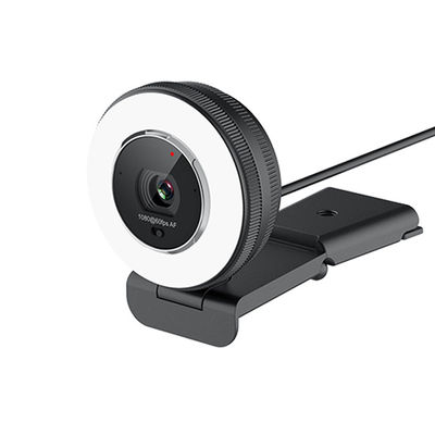 C24 Stream Cam 1080P 60FPS Remote Control Laptop Webcam With Ring Light