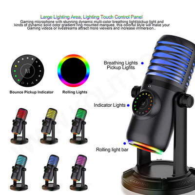 4 Pickup Patterns USB Condenser Microphone For PC / Mac / Gaming