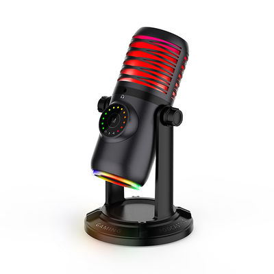 Streaming Podcast Condenser Mic USB RGB Gaming Microphone for Laptop PC PS4 PS5