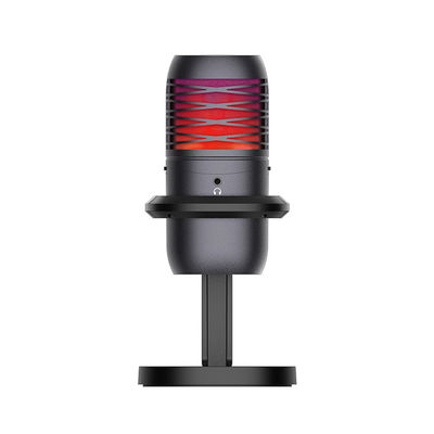 ODM / OEM Studio Computer Microphone , RGB USB Microphone For Streaming And Singing