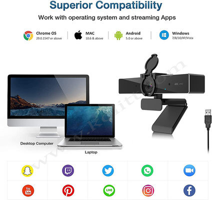Autofocus High Definition Webcam 2160P 1080P Noise Cancelling Mic Auto Exposure