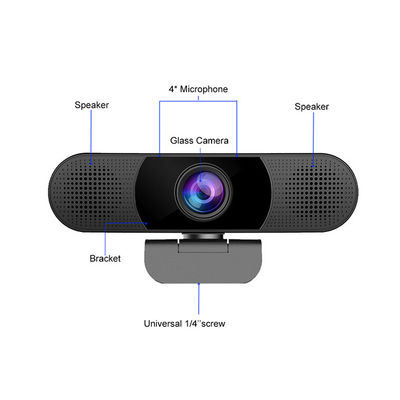1080P HD Video Webcam , Conference Room Camera System With 4 Microphones