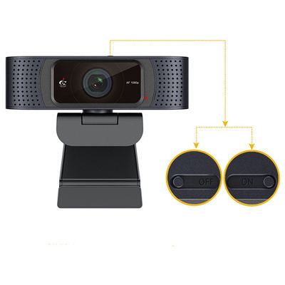 FHD 1080P AF Privacy Cover Webcam For Video Calls High Compatibility