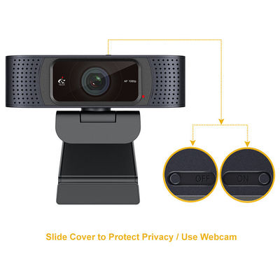 1080P 30FPS CMOS PC Camera USB HD Streaming Webcam With Privacy Cover
