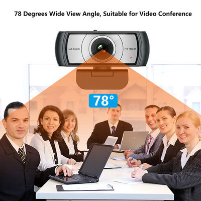 Wide Angle Live Broadcast Cameras 30FPS Microphone Web Camera