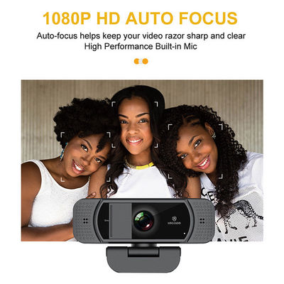 1080P 30FPS Gaming PC Camera , Auto Focus Webcam With Microphone