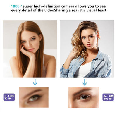 Full HD 1080P Beauty Filter Webcam With Light Ring And Microphone