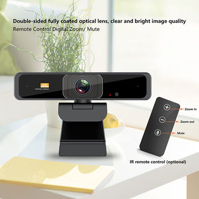 4K UHD USB2.0 Webcam 120 Degree Wide Angle Webcam With Microphone