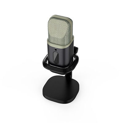 Non Slip USB Condenser Microphone 192khz 24bit For Podcasting / Gaming