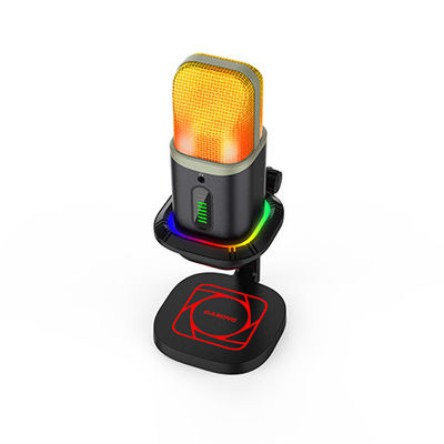 Non Slip USB Condenser Microphone 192khz 24bit For Podcasting / Gaming