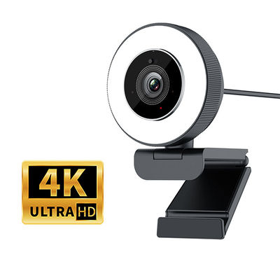 C27 4K High Definition Webcam Ring Light With Dual Stereo Noise Cancelling Mics