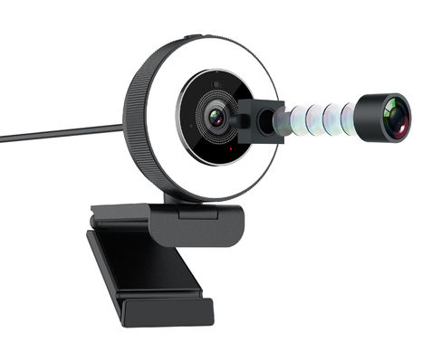 ZOOM / Skyp 1080p Gaming Webcam Ring Light For PC Laptop Desktop