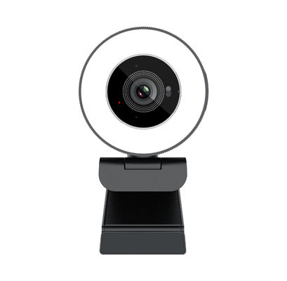Live Streaming Webcam USB Camera Autofocus H.264 Format With Ring Light