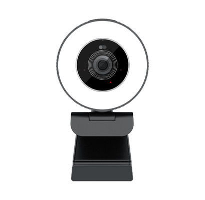 Live Streaming Webcam USB Camera Autofocus H.264 Format With Ring Light