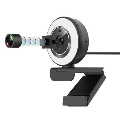 Beauty Filter Autofocus Usb2.0 Ring Light Webcam For Stream Youtuber