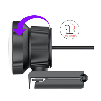 Newest HFR Flip Ring Light Webcam , Hyperfast Frame Rate Webcam For Capture Video