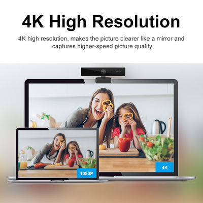 3840*2160P 60FPS PC Web Cameras Aluminum Case 4K UHD Webcam