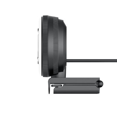 Computer Conference Web Camera , PC Stream Cam With Microphone Ring Light