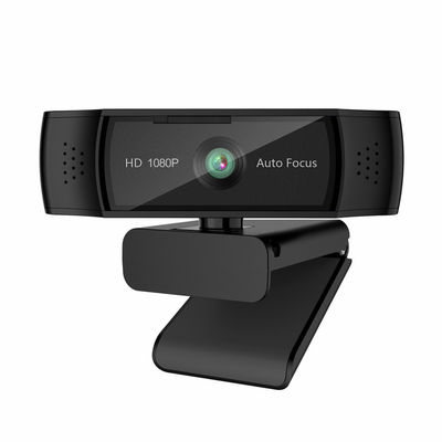 F1.6-2.0 USB2.0 Lens Privacy Cover FHD 1080P PC Camera Max Resolution 1920x1080p
